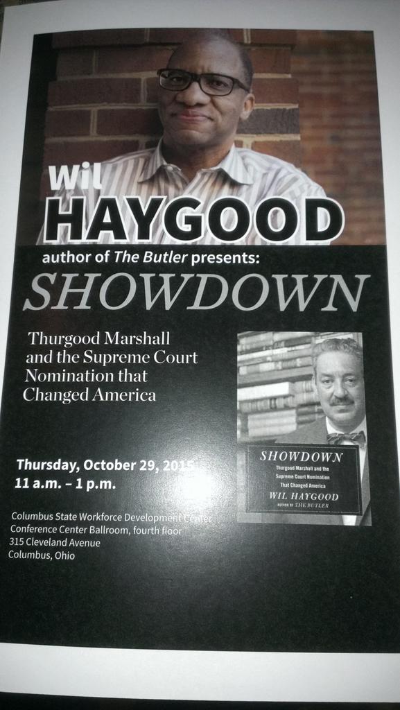 Student, James Bage, shares how Thurgood Marshall inspired him. #CourageIsTalking
