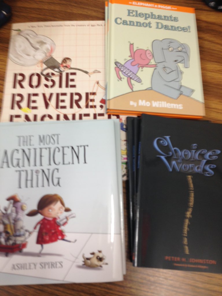 ErinKMcGurk's tweet image. Surprise! Door prizes for #mindsetforlearning book club! Now we just need chocolate! @MrazKristine @christine_hertz