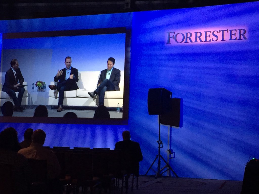 fabd's tweet image. Insightful convo on b2b commerce with @andyhoar1 and Amazon Business #forrforum