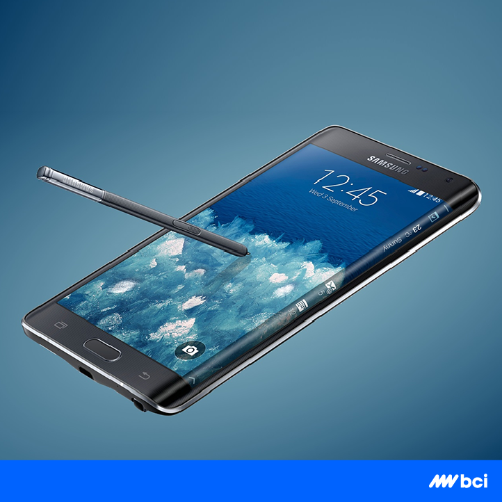 BCIMobile's tweet photo. شاشتي منحنية بخاصية الـ #Super_AMOLED ذات الدقة التي تعادل أربعة أضعاف الدقة العالية بحجم 5.6 بوصات. من أنا؟ https://t.co/wvCgXDhsrk
