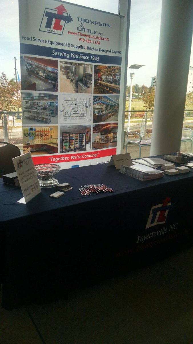 ThompsonLittle's tweet photo. VP, Drew O'Quinn is representing T&amp;L at the #FEDCONsummit. Located in front of the main exhibit hall door! #SEFEDCON https://t.co/vpnJs8e7PO