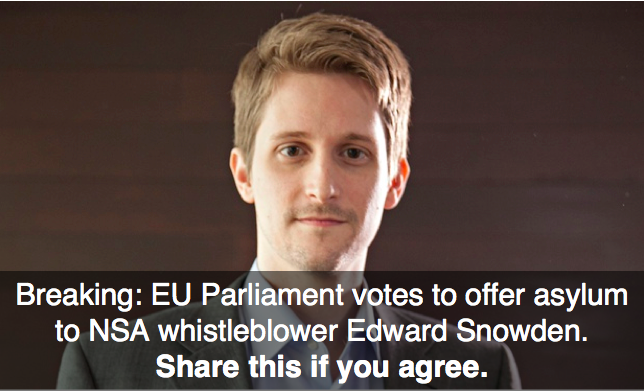 Retweet if you agree with EU Parliament: Drop all charges against <a href="/Snowden/">Edward Snowden</a>, protect him from extradition to the US.