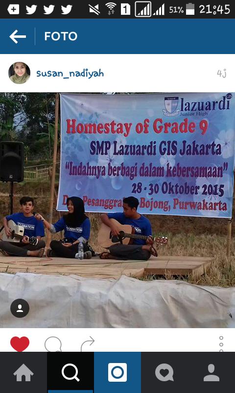 ML_Purwakarta's tweet photo. Ciee kk lagi di Purwakarta.Tp maaf bangett ka ga bisa ketemu soalnya bsk sklh n tmptnya jauhbanget @michaeladamrick https://t.co/TTvAMWg1it