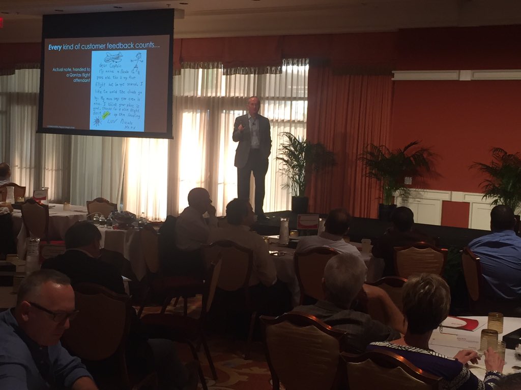 JohnOliverTA's tweet photo. Don Peppers, a consumer guru, sharing at Sales Connection. #salesconnection https://t.co/RFlmXFhps1