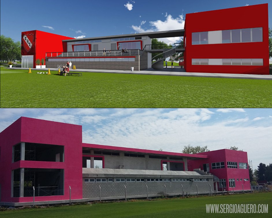 aguerosergiokun's tweet photo. La imagen de arriba es la del proyecto en Domínico. La otra, la construcción hoy. El sueño cada vez más cerca! https://t.co/FPkNPep3jU