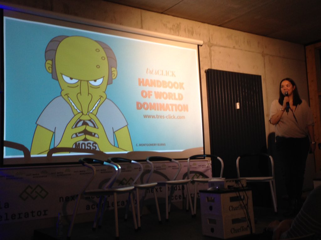 OliverBerger's tweet photo. .@tresclickmag nutzt #Simpsons in der Kommunikation - interessant, aber wie sieht das mit Rechten aus? #nmadd1 https://t.co/41SKFoKFcK