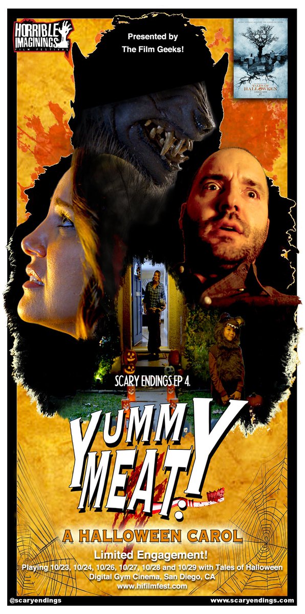 seanjdecker's tweet photo. Last night of "#YummyMeat &amp; #TalesofHallloween tonight @HIFFSD Get your tix! https://t.co/yFj7in5Usr @epic_pictures https://t.co/2b4Roqm5gQ