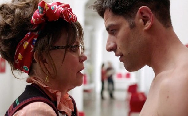EW's tweet photo. Sally Field chases Max Greenfield in 'Hello, My Name Is Doris' trailer: https://t.co/daeGwcS4DZ https://t.co/NL70TKV8Po