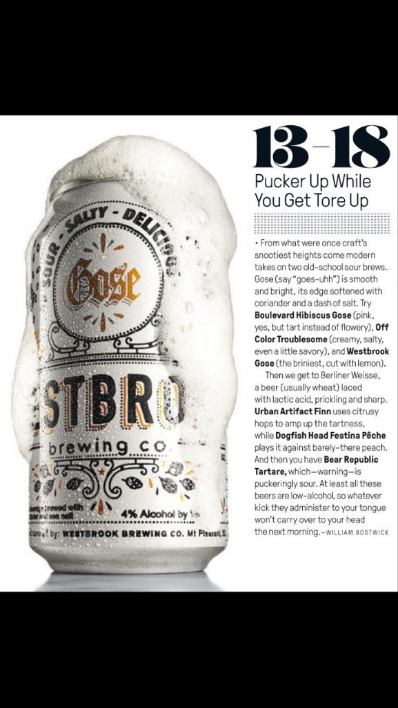 Artifact_Scotty's tweet image. Just picked up my copy of @GQMagazine to see @ArtifactBeer #Finn in 50 tastiest things
#wildculture