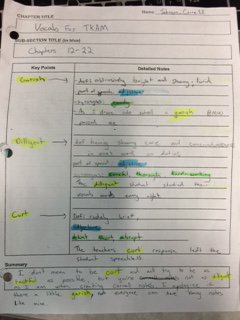 Johnson_Corne11's tweet photo. I'm far from perfect; however, my Cornell notes are infallible. #cornellnotes4life @VerklerAHS https://t.co/UZ8ZPYL3Mk
