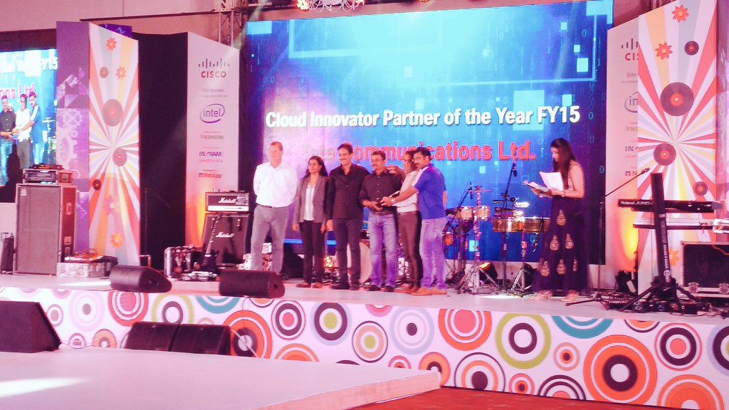 tata_comm's tweet photo. Exciting news! Thank you @Cisco for awarding us Cloud Innovator Partner of the Year 2015! #CIPC2015 https://t.co/YGlAE2sTXe