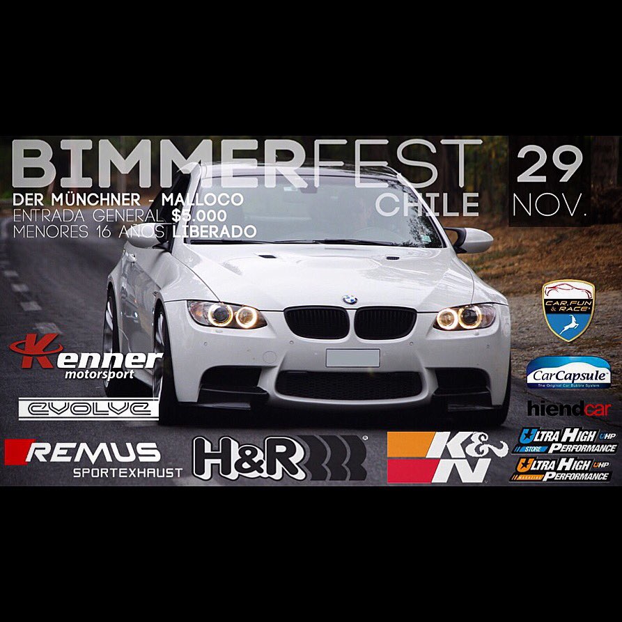 bimmerfestchile's tweet photo. Ven a disfrutar de las exposiciones de nuestras marcas, competencias  y de los más de 100 autos confirmados https://t.co/LoMA9nuwqt