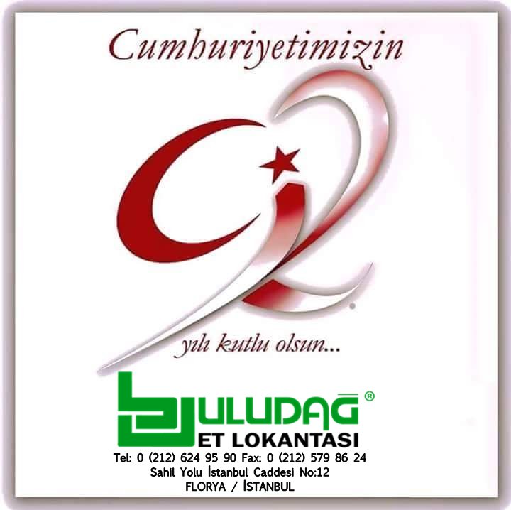 Cumhuriyetimizin 92.Yılı Kutlu Olsun!