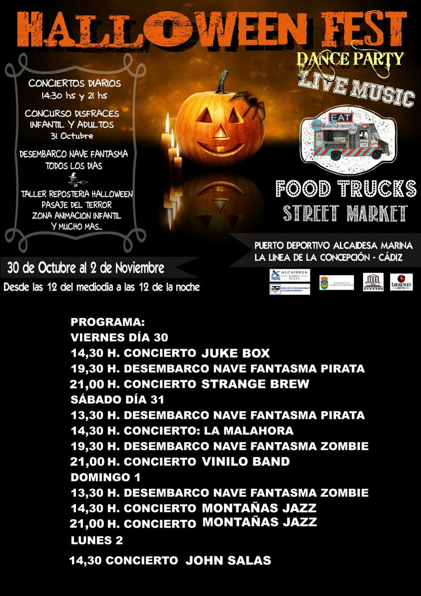 eriagourmet's tweet photo. #HalloweeFest, seguimos apostando por el #FoodTruck & #StreetFood. Haciendonos un hueco con nuestra #HamCaravan. https://t.co/pThFKm1n2i