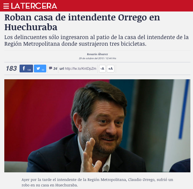 lookapp_reporte's tweet photo. Delincuentes roban en casa de Intendente @Orrego #RoboCasa Via @latercera . Ya lo habrá reportado en @LookappMBS ? https://t.co/W1fgHmovl5