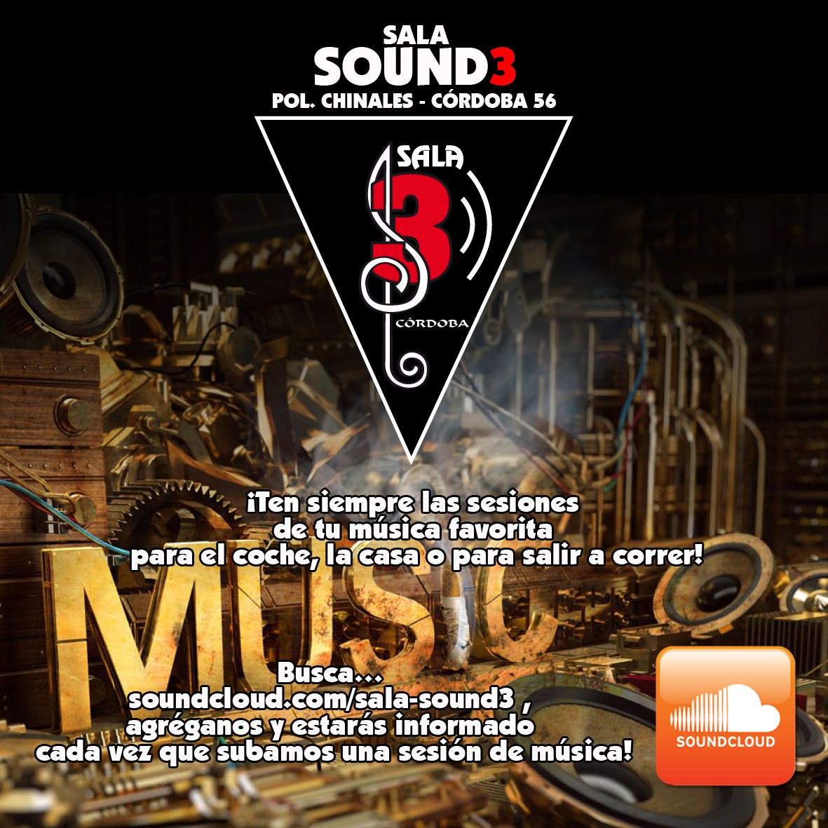SalaSound3's tweet photo. BÁJATE TUS SESIONES FAVORITAS, SÍGUENOS EN SOUNDCLOUD! https://t.co/Ho0FLYtKTp