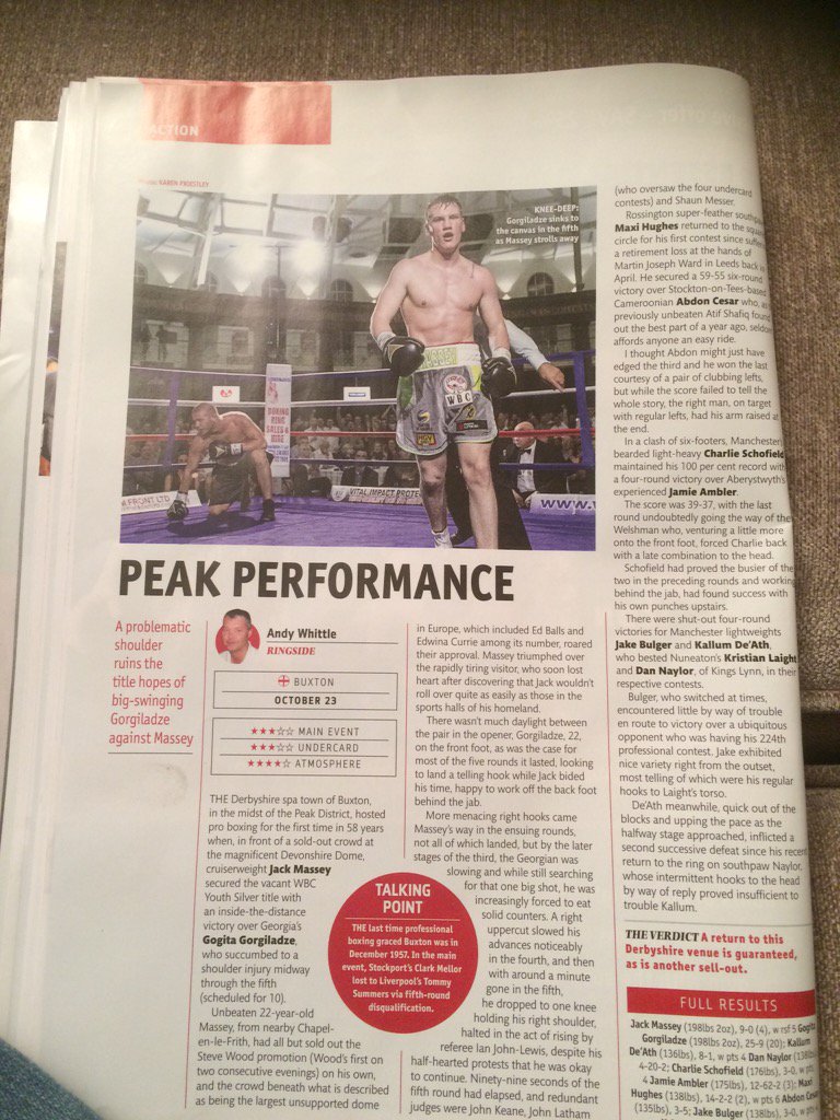 david_massey2's tweet photo. Great piece on @jackmassey123 in boxing news. @SteveWoodVIP  @bobby_rimmer @karenpriestley https://t.co/ZKVEdQ3PpT