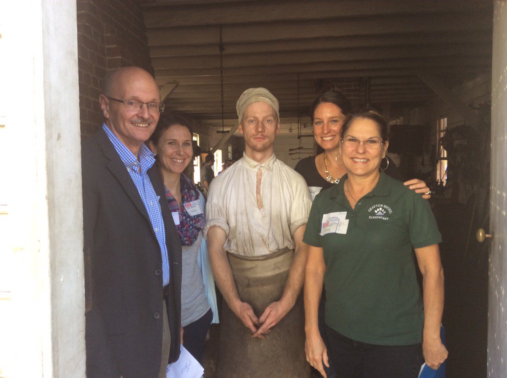 cmckisson's tweet photo. Thanks Joseph at CW blacksmith shop @cwflearn #ycsd16 #gr8gbe @Lruffieux @cdbauer @wallaceteaching https://t.co/Yu455eK9kk