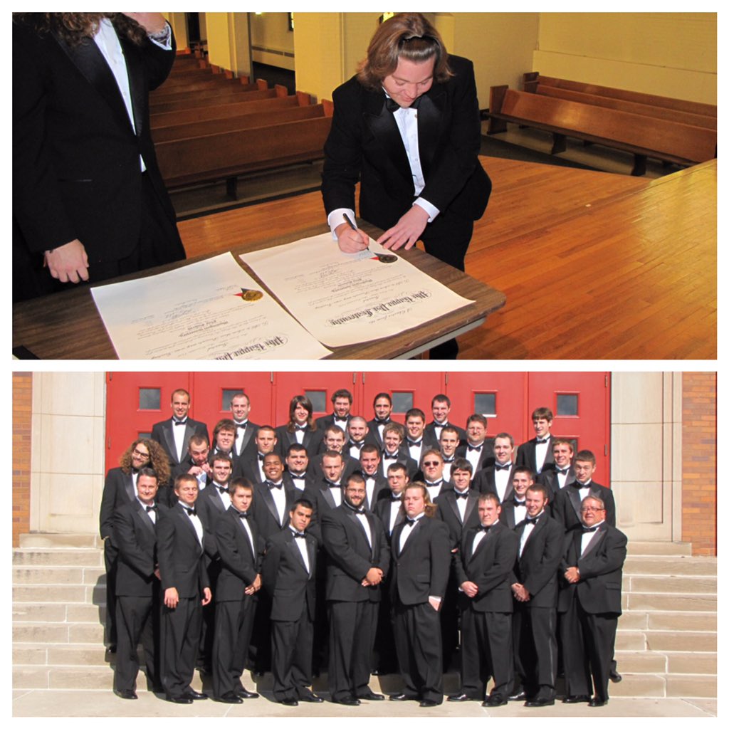 PhiKappaPsi's tweet photo. Happy Chartering Anniversary to @phipsimuskingum​. They are celebrating year 4 on the @MuskieAdmission campus. https://t.co/cZFWeEUxYw