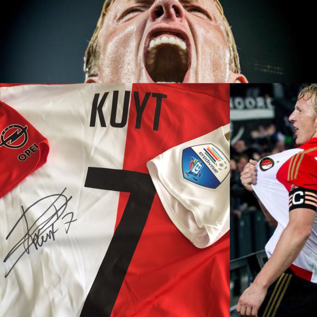 Vrijdag om 18.00 uur maken we de winnaar bekend van het Kuyt-shirt!!!! #Feyenoord <a href="/voetbalpings/">voetbalpings</a>