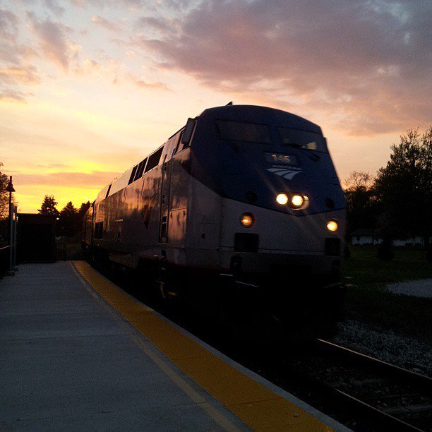 #Amtrak shout out to all those riding home with us.