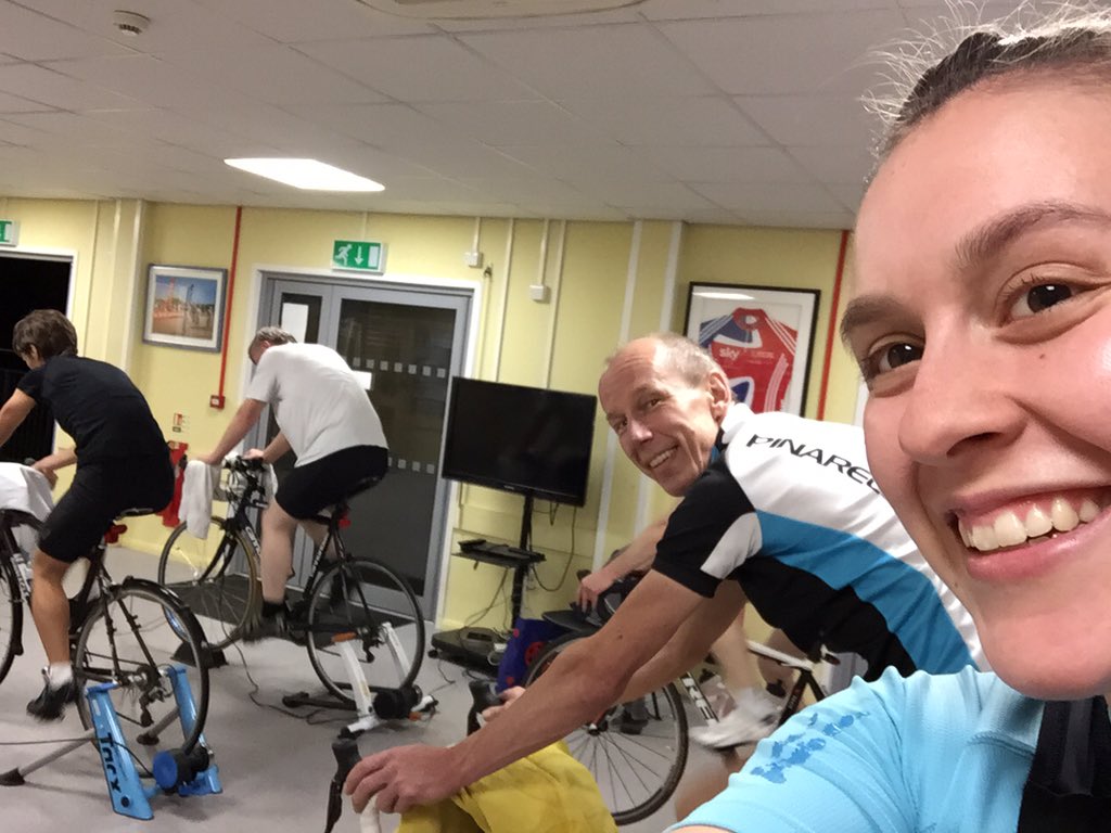 Questbikes's tweet image. Prime Coaching turbo training sessions! Working on winter fitness! Always better in a group! #SweatAndTears