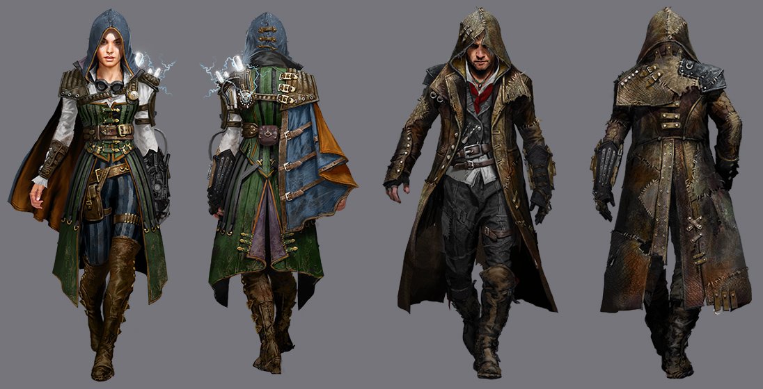 assassinscreed's tweet image. Each outfit has its advantages, which one would you choose?  ubi.li/5bnqc