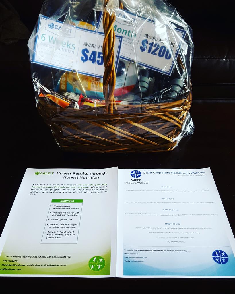 CalFitWellness's tweet photo. Silent auction items for the @FashionCalgary portrait campaign. Supporting the Alberta children's hospital. https://t.co/B56Tn62KF0