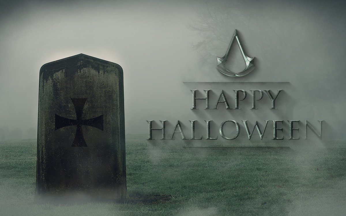 assassinscreed's tweet photo. We don’t have any treats, but we’ve got a few tricks up our sleeves. Happy Halloween Assassins! https://t.co/HDWEVWrK3R