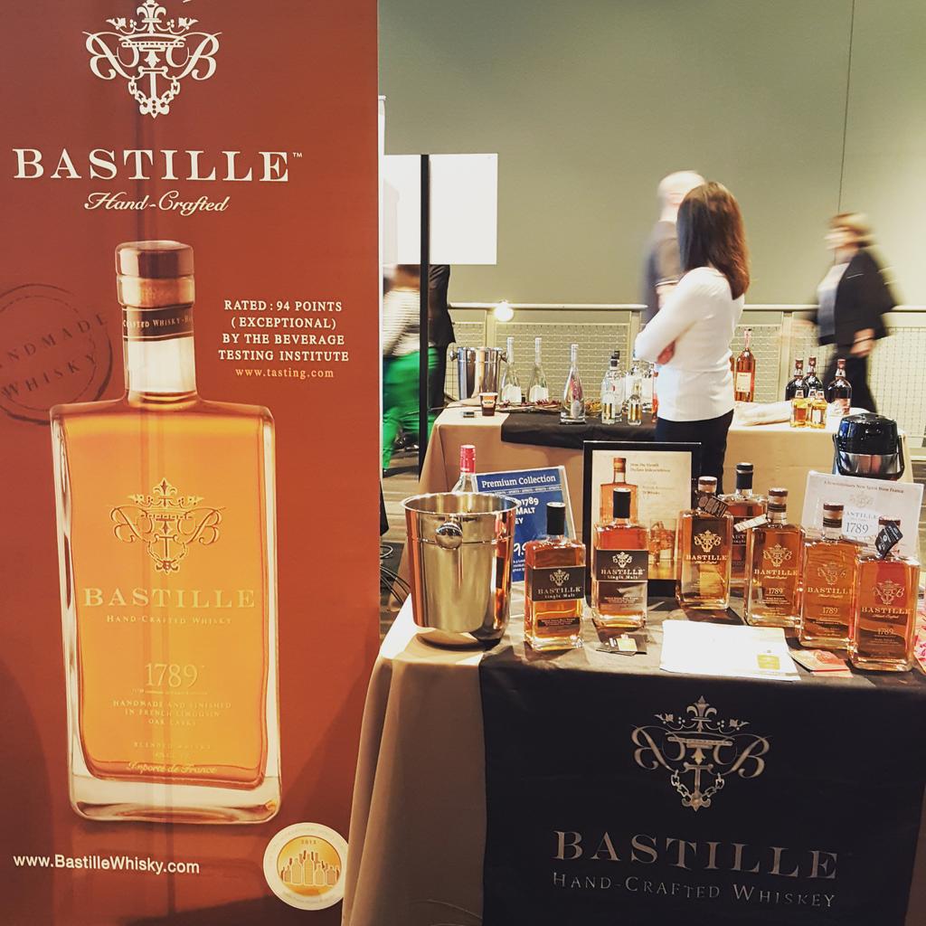 Whisky Fest Philadelphia pouring Bastille Whisky