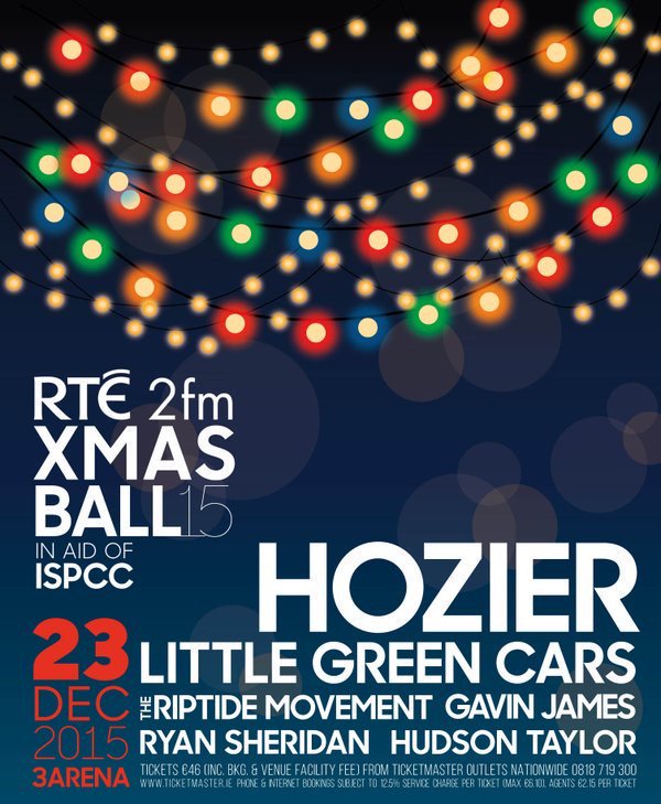 rte's tweet photo. Win 2 tix 2fm Xmas Ball | HOZIER | RIPTIDE MOVEMENT | LITTLE GREEN CARS | Follow @rte &amp; @RTE2fm &amp; RT #2fmXmasBall https://t.co/VoWLLOu57X