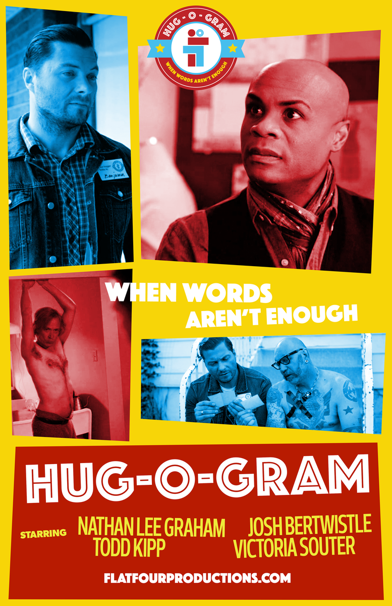 HugOGramSeries's tweet photo. New #HugOGramWebSeries Poster. We love it! What do you think? #NathanLeeGraham https://t.co/2NqRKzJ0GD