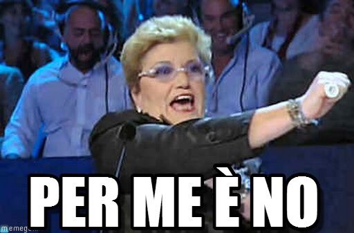 ElisaFier's tweet photo. Citando la mitica @maramaionchi, per me stasera  #XF9 è NO!!! https://t.co/rPzPmLxpQi