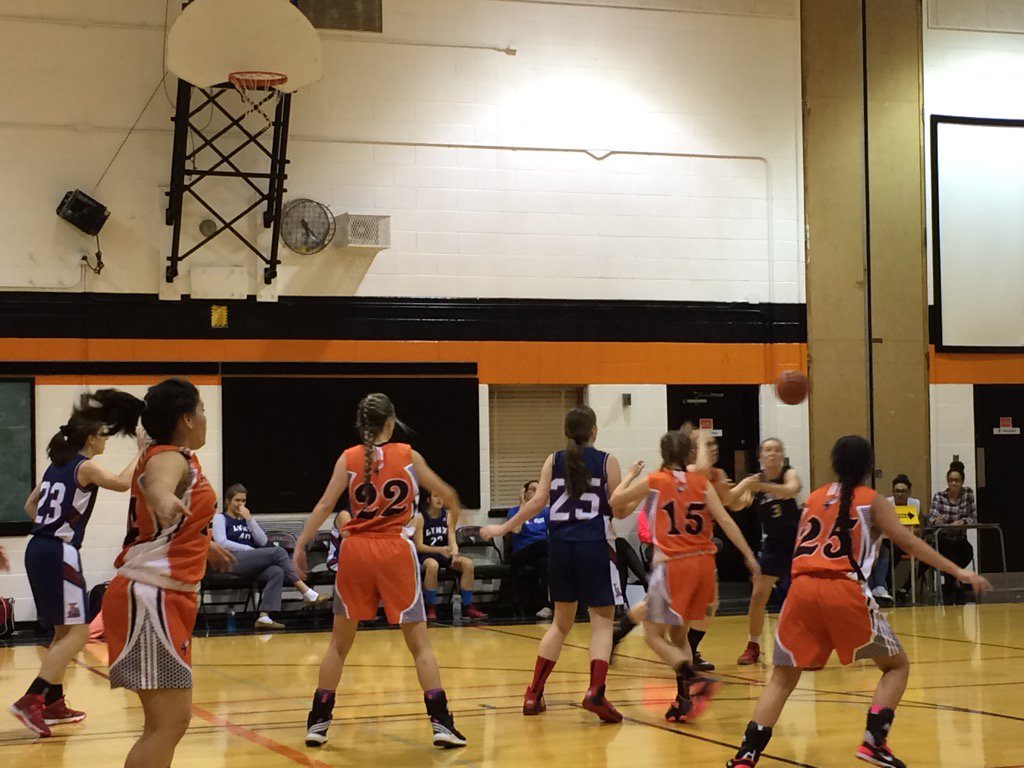 gilmora's tweet photo. If you are in the school waiting for the dance - come see the girls' basketball game. https://t.co/heonWhhZrX