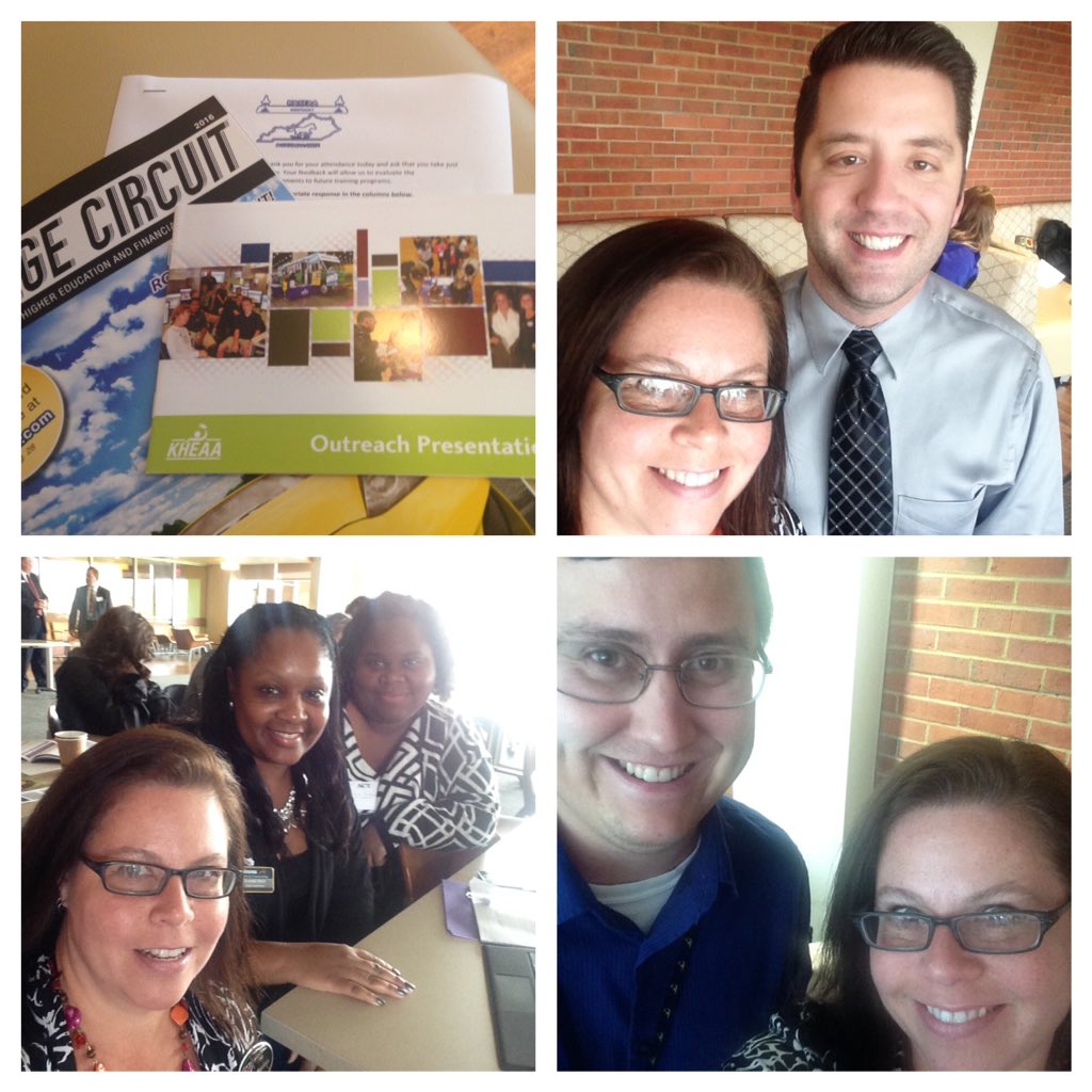 EKU_UpwardBound's tweet photo. Learning with friends from @MoreheadUB , BCTC UB, and @KHEAA at the #kasfaa HS counselor training ! #TrioWorks https://t.co/1JGStPEPah