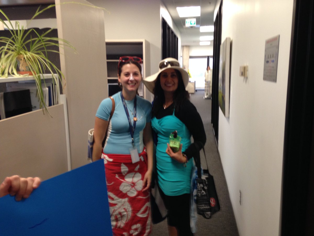 It may be raining outside, but it was a beach day inside today! #Halloween <a href="/Manawareham/">Mana Wareham</a>