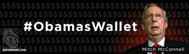 personhoodusa's tweet photo. @SenateMajLder is just #ObamasWallet - and the money in the wallet is our tax dollars. https://t.co/PxF3ewiOLZ