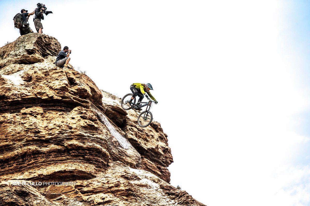 The giant Kiwi aka. <a href="/kellymcgazza/">Kelly McGarry</a> knows how to pin it down a #mountain!