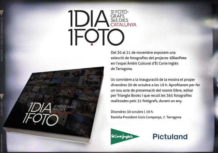 L'expo #1Dia1Foto arriba a Tarragona. Us hi esperem!!