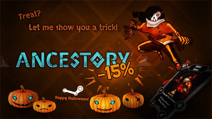 Ancestory is available with a -15% discount in the #spooky #Steam #Halloween sale! 

bit.ly/1NACQuC