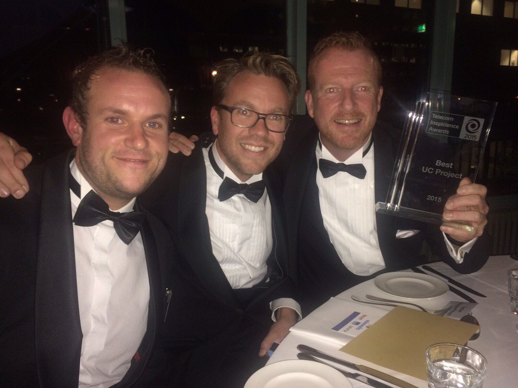 We zijn de trotse winnaar van de Telecom Inspirience Award voor beste UC Project! #inspirienceawards <a href="/TBMnet/">TBMnet</a>