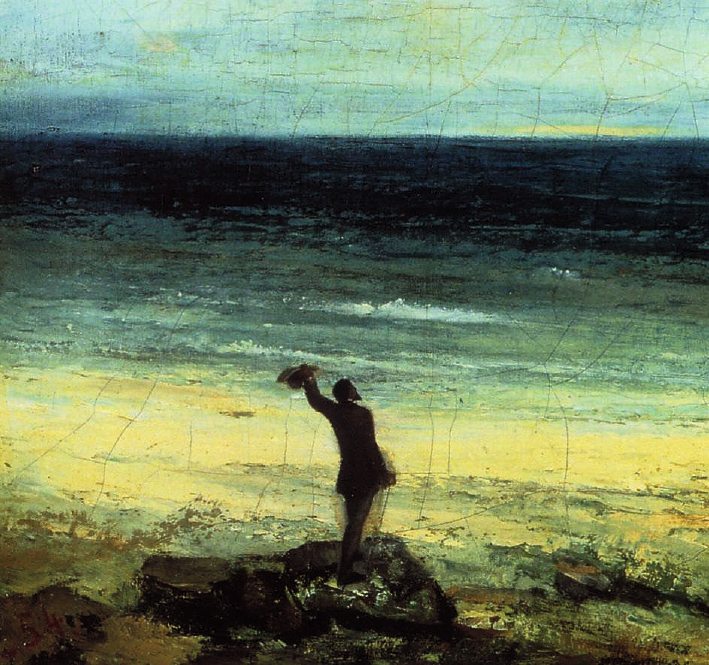 gandinirozzi's tweet photo. "Fra breve il tramonto
coprirà di porpora le nuvole
serena la sera scenderà..
#Bertolucci
#Courbert https://t.co/2rbPBIVNhW
