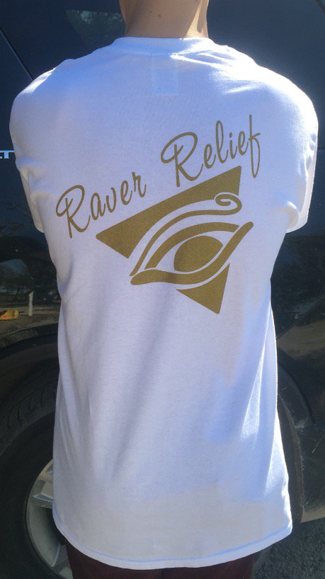 ReliefRaver's tweet photo. We have blue and white shirts available! Dm us if interested!! https://t.co/4DAtCT6xX7