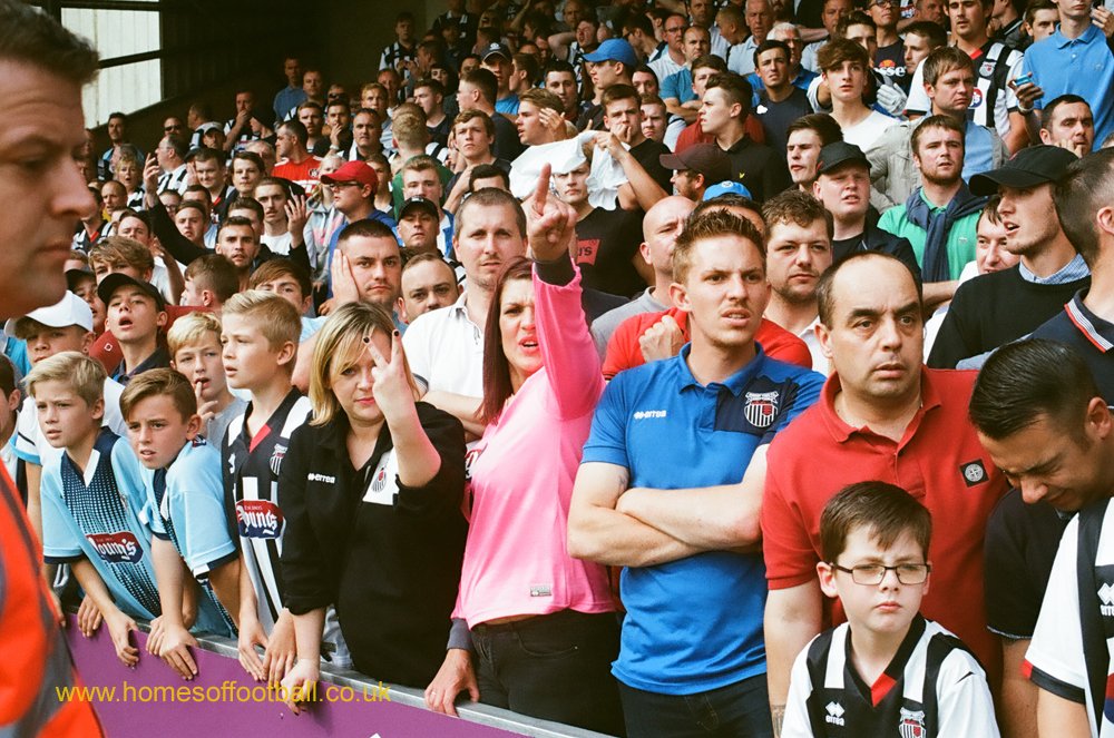 HOMESofFOOTBALL's tweet photo. They could have turned cheek.But they didnt.Grimsby Town @officialgtfc #gtfc #codalmighty the derby @LincolnCity_FC https://t.co/DaC9lijf1F