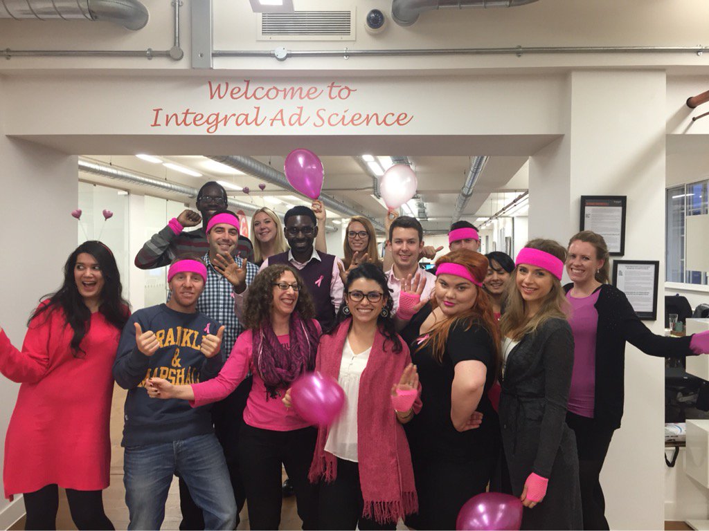 HeidiSchmidt's tweet image. #integraladscience in UK participating in #BreastCancerAwareness by #wearingpinktowork.