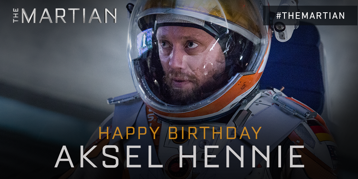 Happy birthday to Aksel Hennie! See him as in now in theaters.  