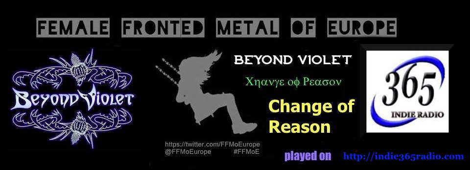 FFMoEurope's tweet photo. played on @Indie365Radio #ChangeOfReason @BeyondViolet @365RNM @FFMoEurope #femalefrontedmetal #metal @CailinxDana https://t.co/TbJPIrGYfI