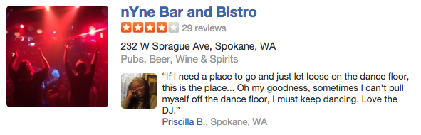 YelpSpokane's tweet image. .@nYneBarBistro #Spokane #DancingScene