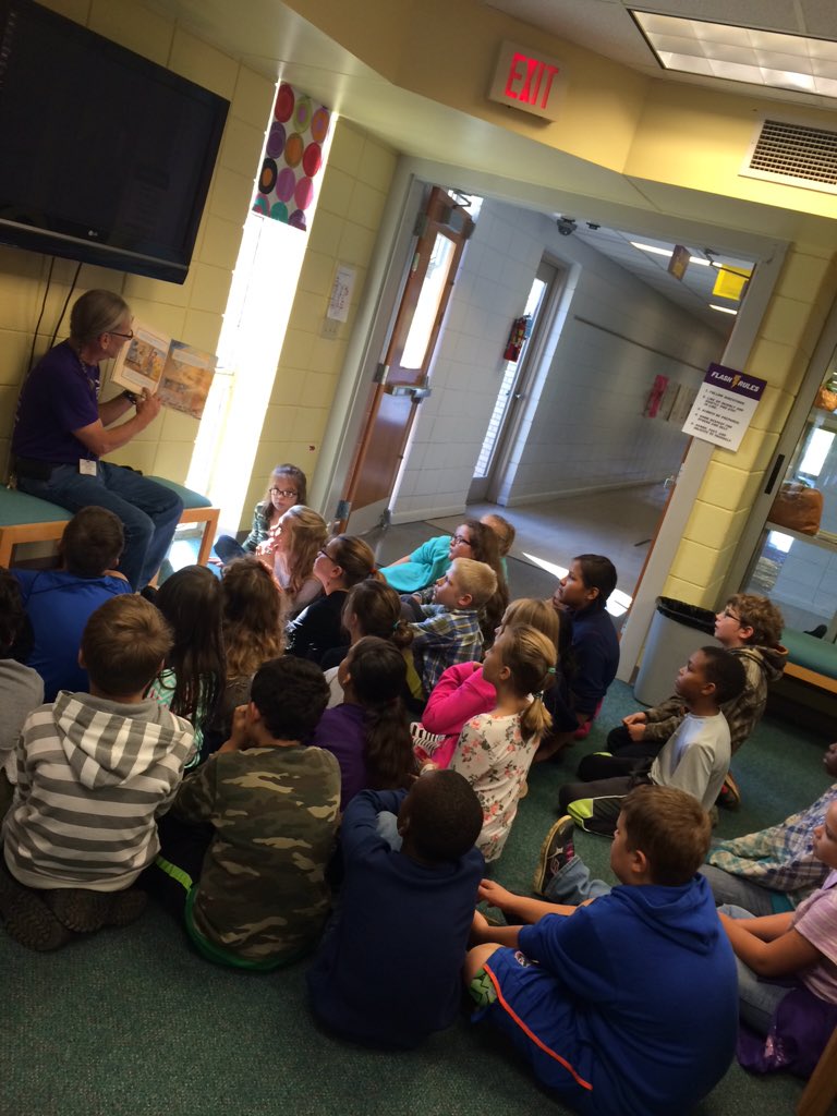 CarlyEsko's tweet photo. Mr. Daniel reading to my kiddos! @LOIRULES https://t.co/xLiiCR9PeH