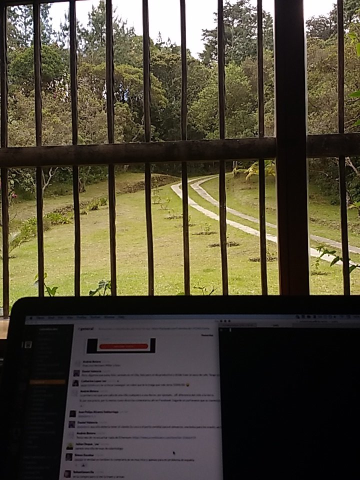 julian_duque's tweet photo. My @nodesource office today (a.k.a home) #DistributedByDesign https://t.co/t8fl5DcYeF